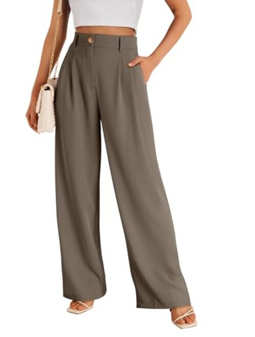 LILLUSORY Wide Leg Dress Pants Women's High Waisted Business Casual Trousers