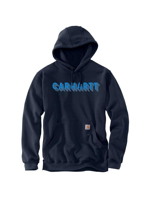 Carhartt Men's Rain Defender Loose Fit Midweight Logo Graphic Sweatshirt