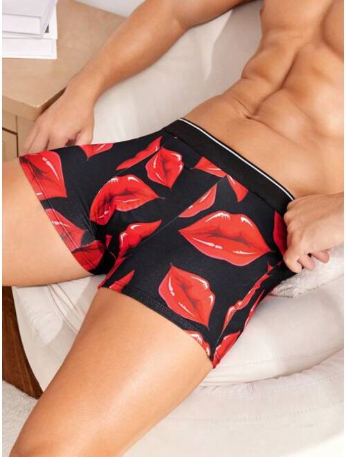 Shein Men'S Printed Boxer Briefs