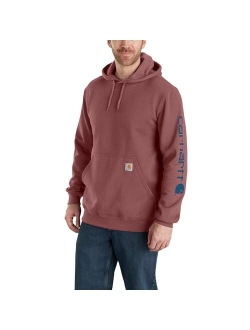 Men's Loose Fit Midweight Logo Sleeve Graphic Sweatshirt