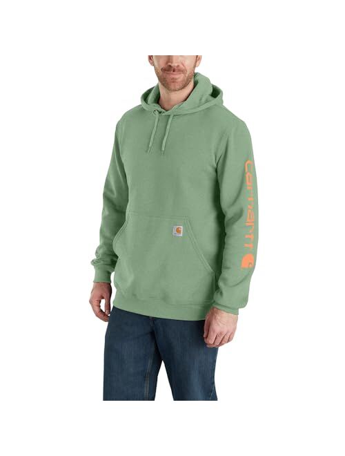 Carhartt Men's Loose Fit Midweight Logo Sleeve Graphic Sweatshirt