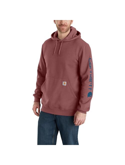 Carhartt Men's Loose Fit Midweight Logo Sleeve Graphic Sweatshirt