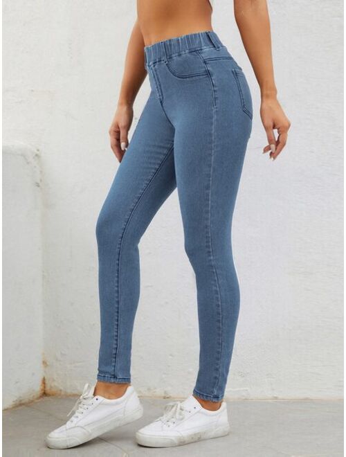 SHEIN Essnce High Waist Skinny Jeggings