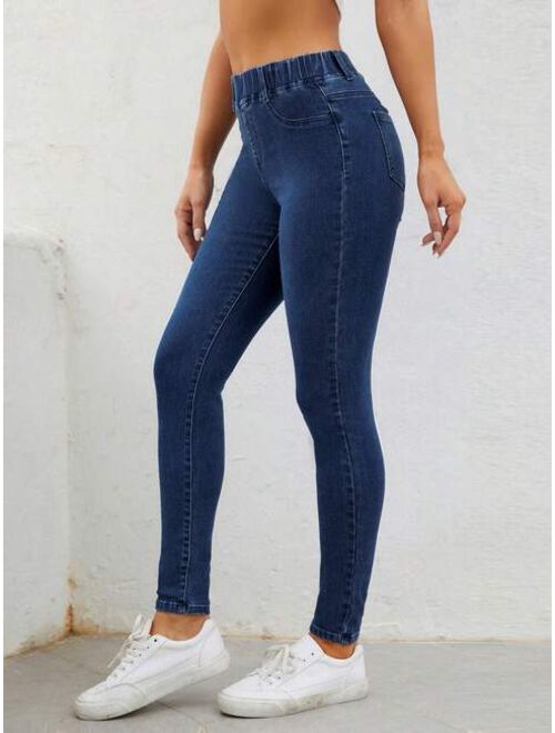 SHEIN Essnce High Waist Skinny Jeggings