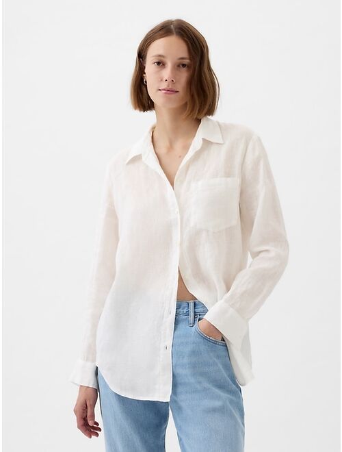 Gap Linen Boyfriend Shirt