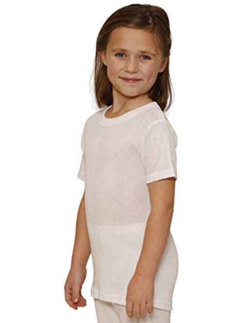 Octave Girls Thermal Underwear Short Sleeve T-Shirt/Vest/Top