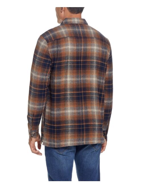 Weatherproof Vintage Men's Sherpa Lined Flannel Shirt Jacket