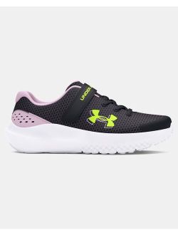 Girls' Pre-School UA Surge 4 AC Running Shoes