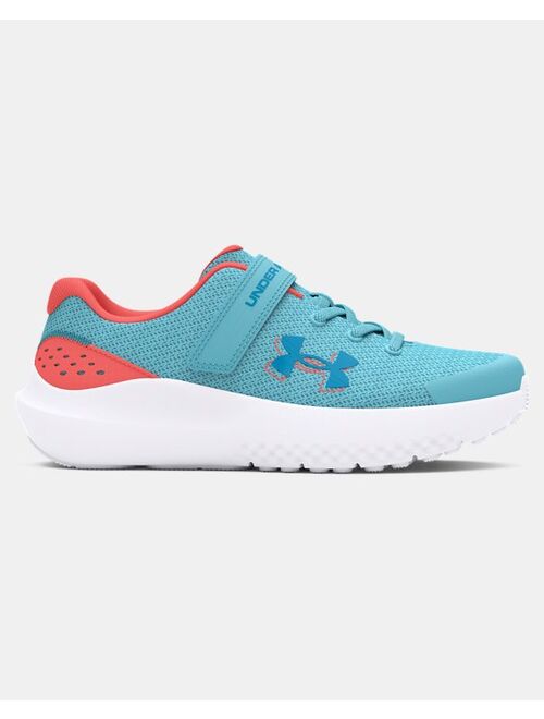 Under Armour Girls' Pre-School UA Surge 4 AC Running Shoes