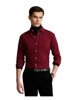 Men's Classic-Fit Plaid Twill Shirt