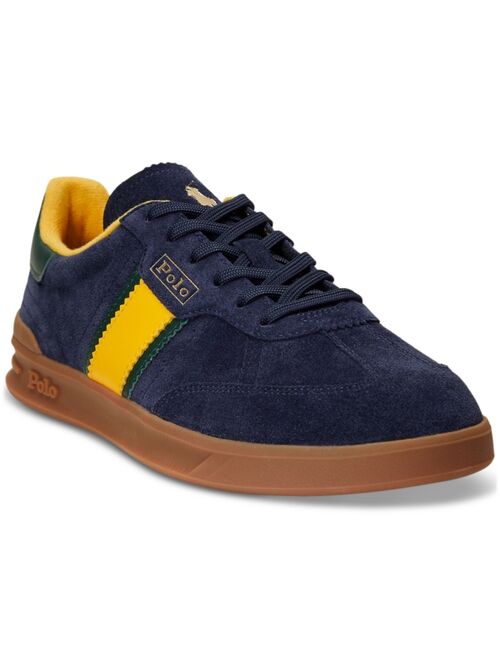 POLO RALPH LAUREN Men's Heritage Aera Suede Logo Sneakers