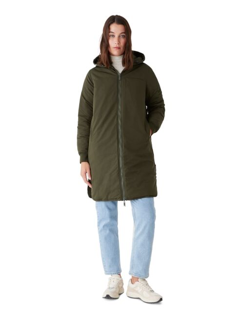 FRANK AND OAK Skyline Hooded Reversible Coat