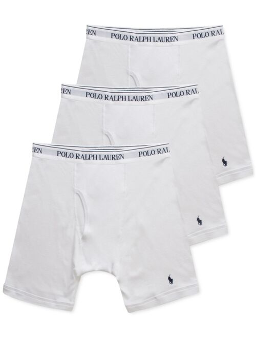 POLO RALPH LAUREN Men's 3-Pack Classic-Fit Boxer Briefs