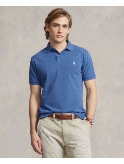 Men's Cotton Custom Slim Fit Mesh Polo Shirt