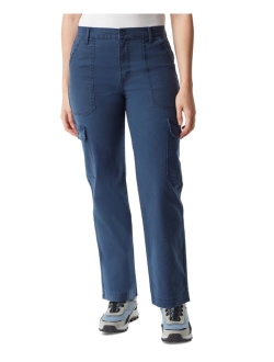 Women's High-Rise Canvas Cargo Pants