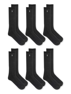 Men's 6-Pk. Performance Sport Crew Socks