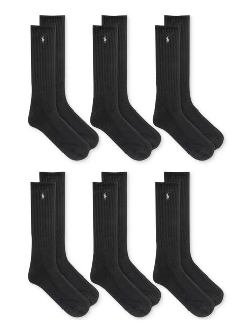 POLO RALPH LAUREN Men's 6-Pk. Performance Sport Crew Socks