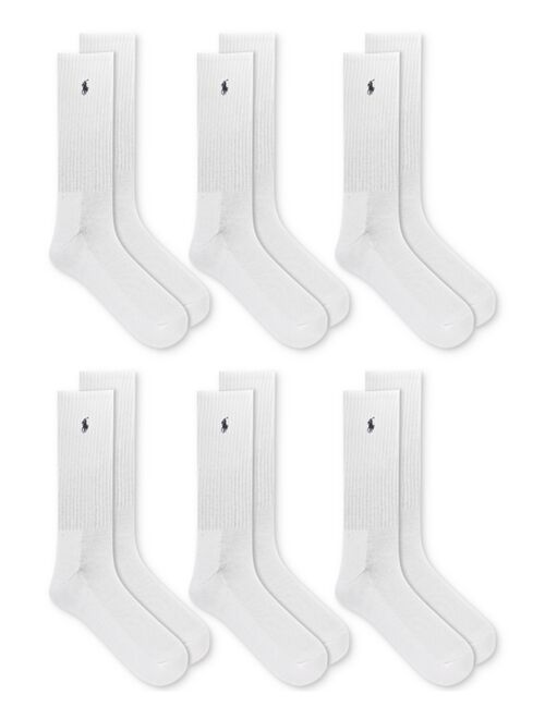 POLO RALPH LAUREN Men's 6-Pk. Performance Sport Crew Socks