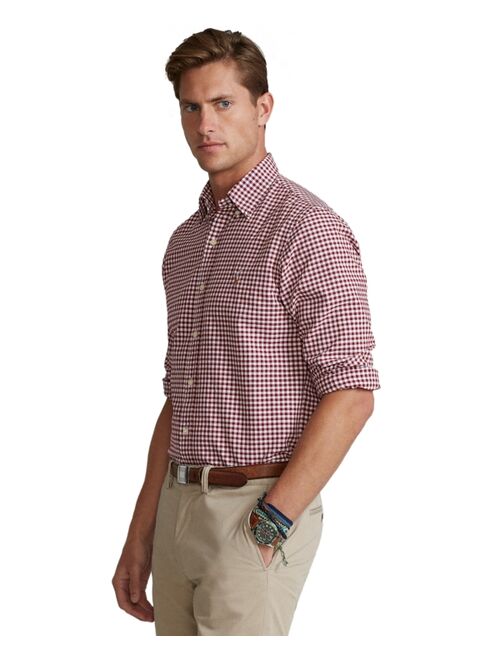 POLO RALPH LAUREN Men's Classic-Fit Gingham Oxford Shirt