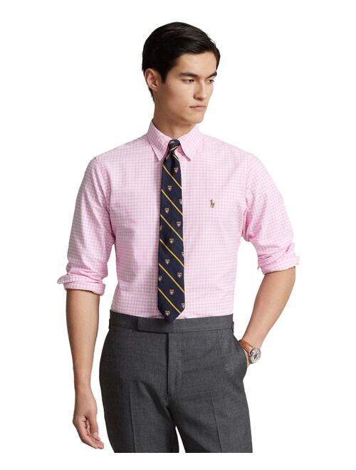 POLO RALPH LAUREN Men's Classic-Fit Gingham Oxford Shirt