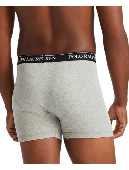 POLO RALPH LAUREN Men's 3-Pack Big & Tall Cotton Boxer Briefs