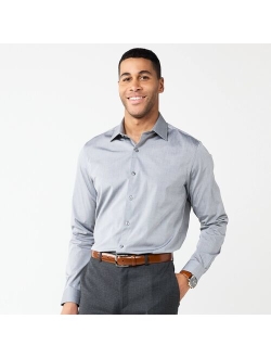 Premier Flex Solid Regular-Fit Wrinkle Resistant Dress Shirt