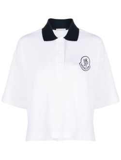 logo-embroidered polo shirt