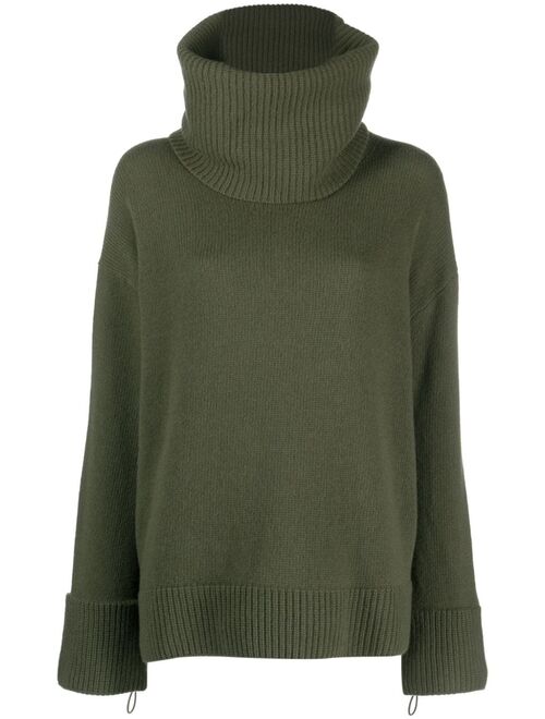 Moncler high-neck wool jumper