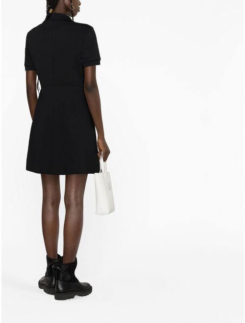 Moncler zipped short-sleeved minidress