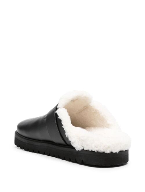 Moncler Bell leather mules