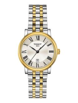 Women's Swiss Carson Premium Two-Tone Stainless Steel Bracelet Watch 30mm