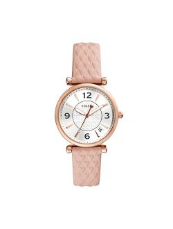 Women's Carlie Three-Hand Rose Gold-Tone Stainless Steel Watch, 30mm