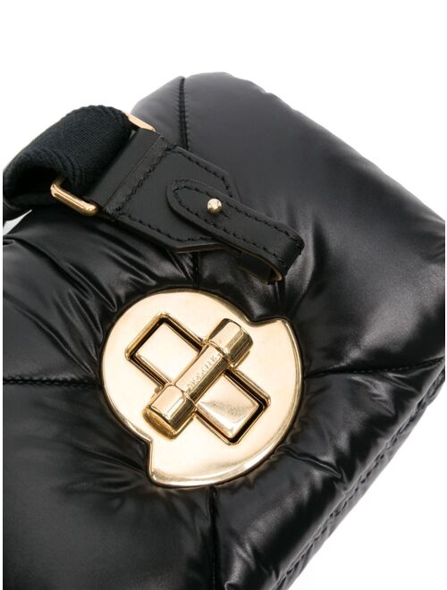 Moncler mini Puf leather crossbody bag