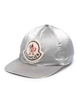 logo-patch panelled baseball cap