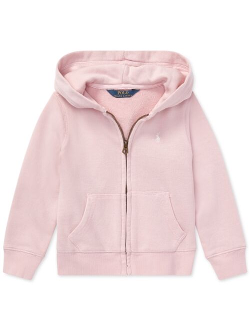 POLO RALPH LAUREN Toddler and Little Girls French Terry Full-Zip Hoodie