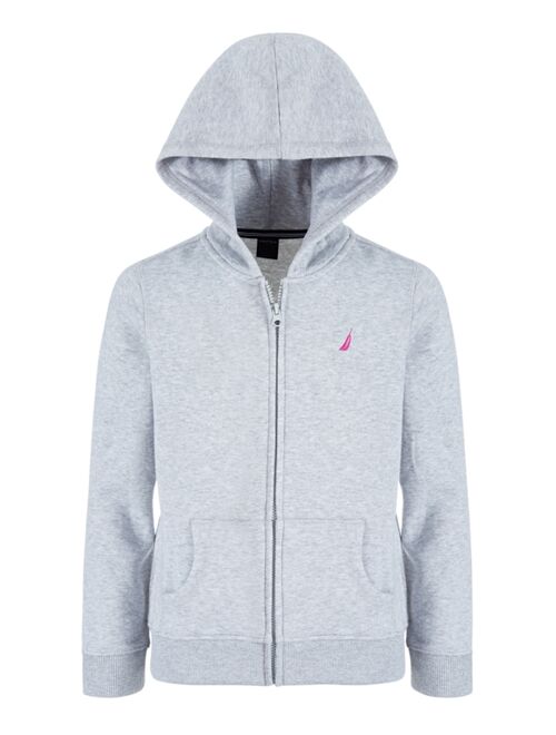 NAUTICA Big Girls Zip-Up Fleece Hoodie