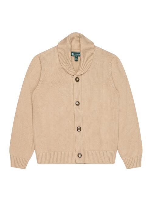 B BY BROOKS BROTHERS Big Boys Cotton Shawl Collar Cardigan Sweater