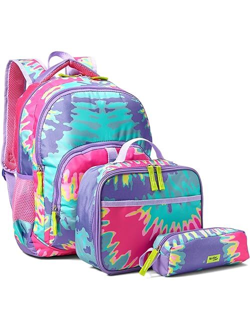 Western Chief Kids Multi Compartment Backpack Bundle w/ Lunch Box & Pencil Pouch