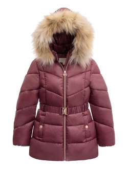 Big Girls Heavy Weight Belted Jacket