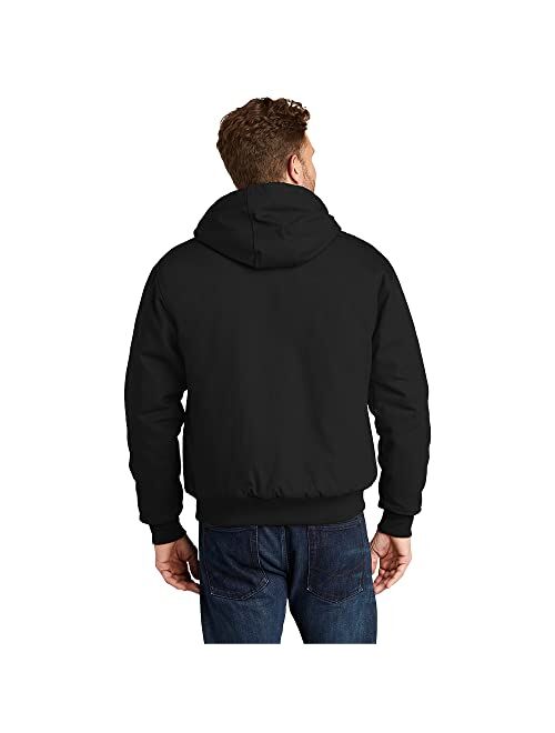 Cornerstone Men's Duck Cloth Hooded Work Jacket