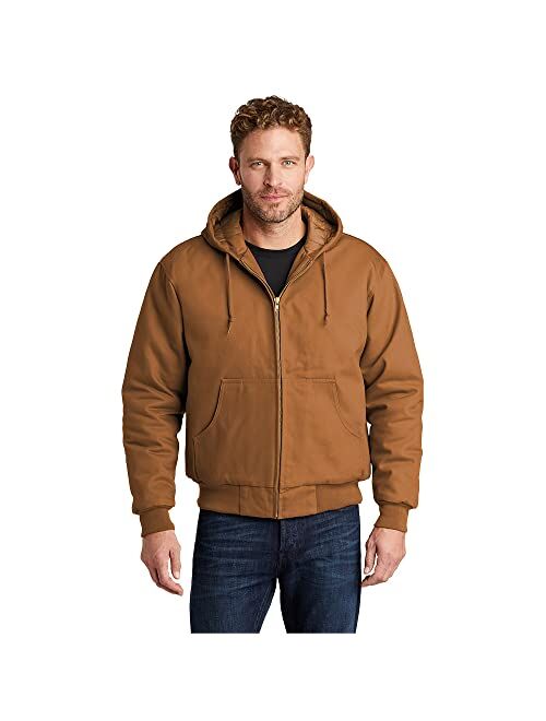 Cornerstone Men's Duck Cloth Hooded Work Jacket