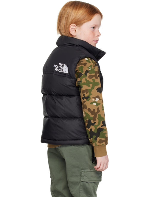 THE NORTH FACE KIDS Kids Black 1996 Retro Nuptse Big Kids Down Vest