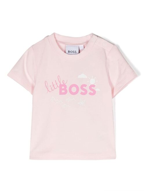 BOSS Kidswear logo-print short-sleeve T-shirt