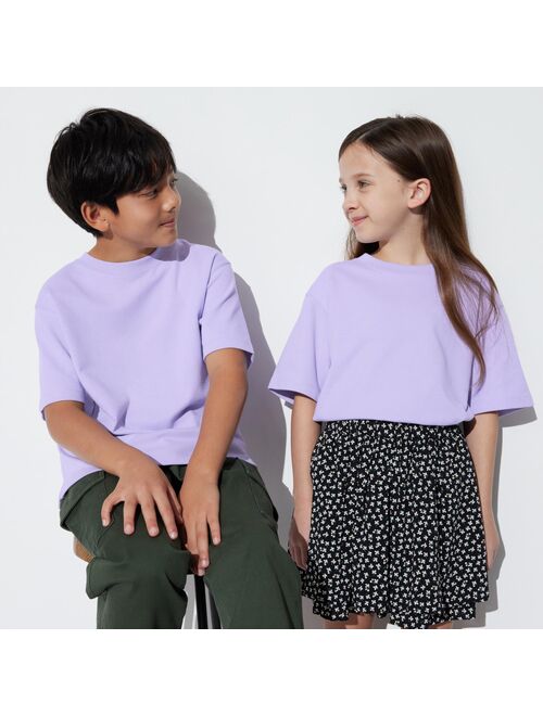 UNIQLO AIRism Cotton Crew Neck Short-Sleeve T-Shirt