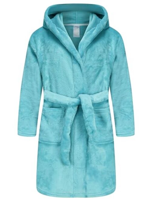 Best For All Boys Girls Bathrobes Soft Hooded Bathrobes Sleepwear robe for Girls boys