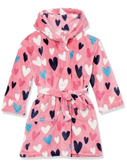 girls Fuzzy Fleece Robe