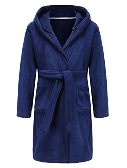 Best for All Boys Girls Bathrobe Soft Towel Hooded Robe Terry cloth Turkish Cotton Bathrobe