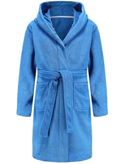 Best for All Boys Girls Bathrobe Soft Towel Hooded Robe Terry cloth Turkish Cotton Bathrobe