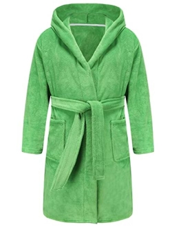 Best for All Boys Girls Bathrobe Soft Towel Hooded Robe Terry cloth Turkish Cotton Bathrobe