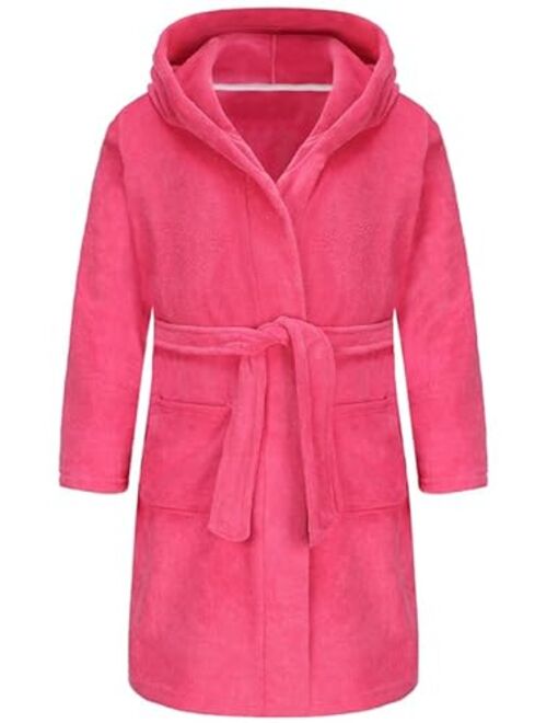 Best for All Boys Girls Bathrobe Soft Towel Hooded Robe Terry cloth Turkish Cotton Bathrobe